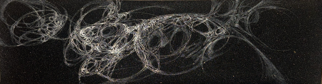 Dark thread drawing